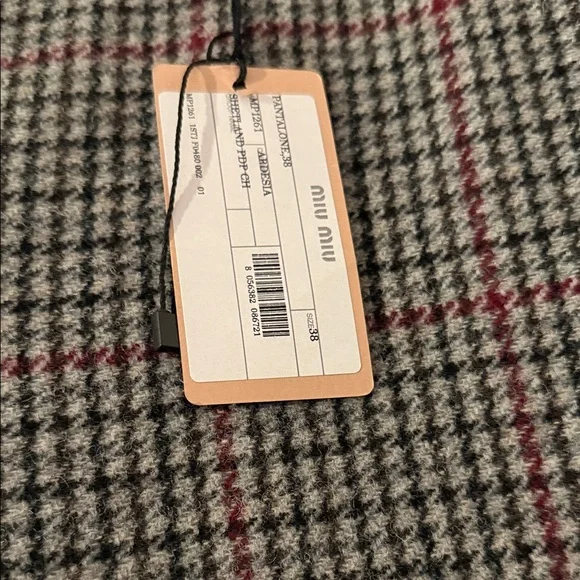 ❤️ NWT MIU-MIU Ardesia Shetland Wool Pants - Picture 4 of 7